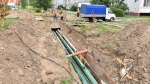 На одной из улиц Бежицы в Брянске завершают ремонт теплотрассы
