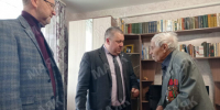 В брянском Новозыбкове ветеранам вручают юбилейную медаль - Газета Наше время