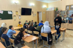 В воскресной школе Казанского храма поселка Навля прошел урок, посвященный Дню православной книги