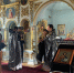 В среду 4-й седмицы, Крестопоклонной, Великого поста, в главном храме Навлинского благочиния была совершена Литургия Преждеосвященных Даров соборным чином - Навлинское благочиние
