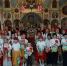 Состоялось соборное служение Пасхальной великой вечерни в храме в честь Казанской иконы Божией Матери посёлка Навля и выступление детей Воскресной школы - Навлинское благочиние
